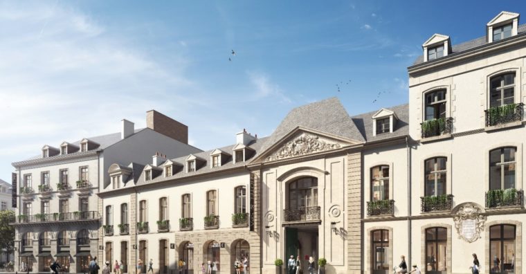 Hôtel 4* Rennes - Les travaux ont débuté fin 2018 pour une ouverture prévue début 2023