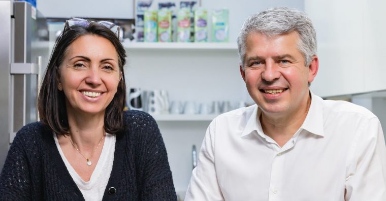 Solenn Douard, directrice générale et Olivier Clanchin, président d'Olga