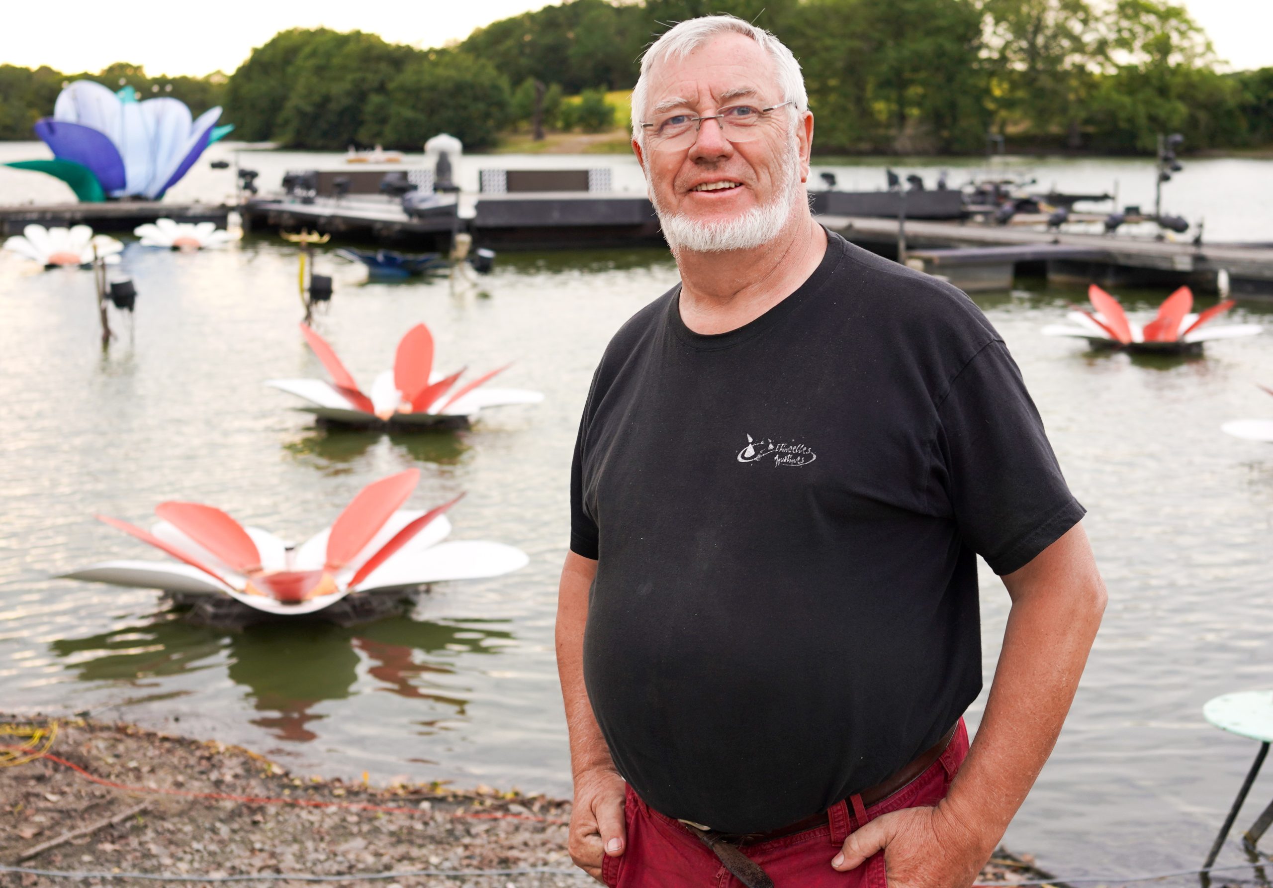 Jean-Michel Aussant, président de l’association Étincelles aquatiques spectacle.