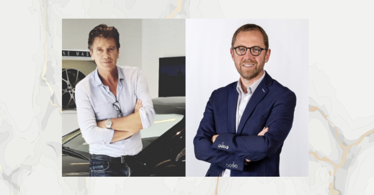 Christophe Le Guillou, président de CLG Motors, et Erwan Riou, directeur du centre Porsche de Rennes ©DR