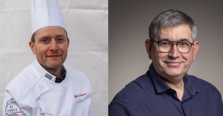 Sylvain Bessierre et William Chauou, référents CMA sur les métiers de la charcuterie-traiteur et de la pâtisserie. ©DR
