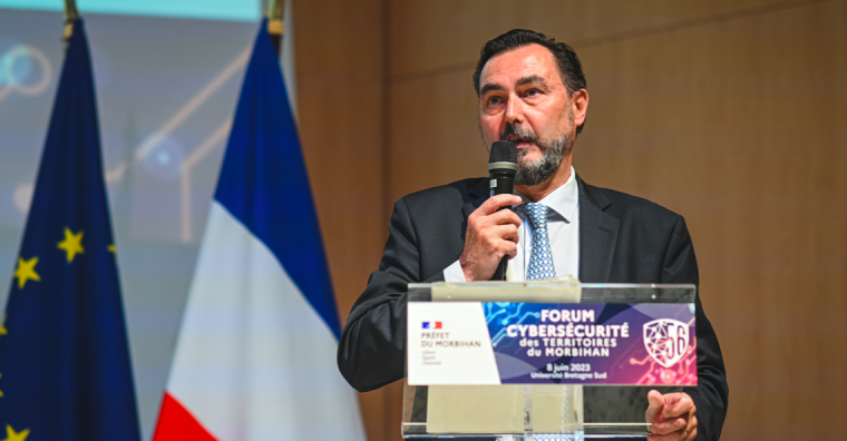 Pascal Bolot, préfet du Morbihan, était présent au forum ©DR