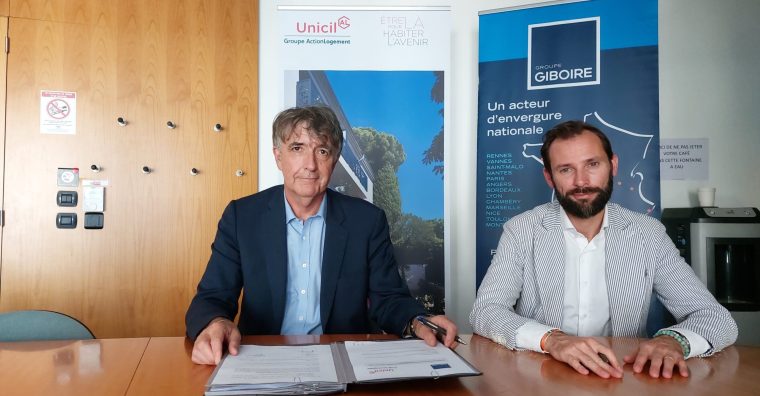 Éric Pinatel, Directeur général d’Unicil et François Giboire, Directeur général du Groupe Giboire ©DR