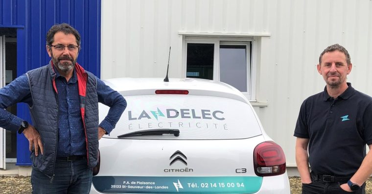 Thierry Coirre, dirige Landelec Electricité à Saint-Sauveur des Landes ©DR