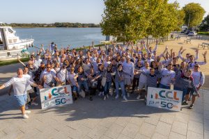 Photo de l'équipe CCL en septembre 2023, à Vannes ©DR