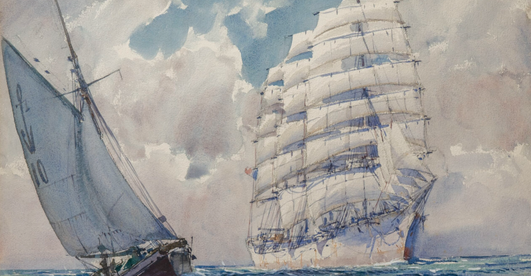 Illustration de l'article Galerie Winston : « Les peintres officiels de la Marine d’hier à aujourd’hui »