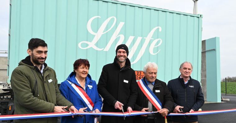 Illustration de l'article Hydrogène vert : Lhyfe inaugure le 1er site de production en Bretagne