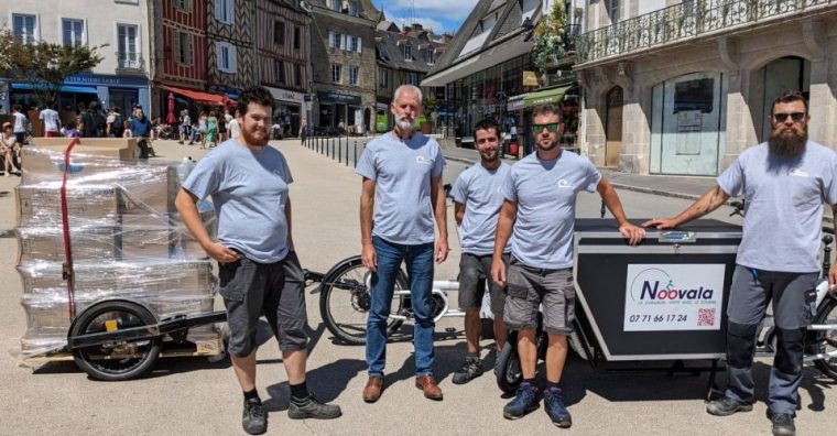 Illustration de l'article Noovala : un service de livraison par vélo-cargo à Vannes