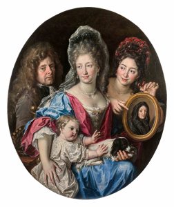 Portrait de la famille Coypel, peint par Coypel en 1690  ©DR