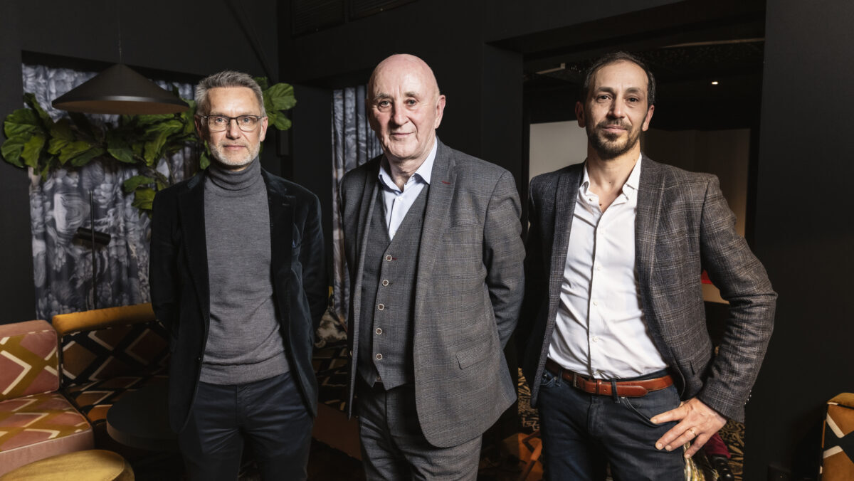 Ronan Le Moal, Christian Roulleau et Guillaume Radigue, co-fondateur Épopée Gestion, fondateur du groupe Samsic et associé Deloitte ©Epopée Deloitte