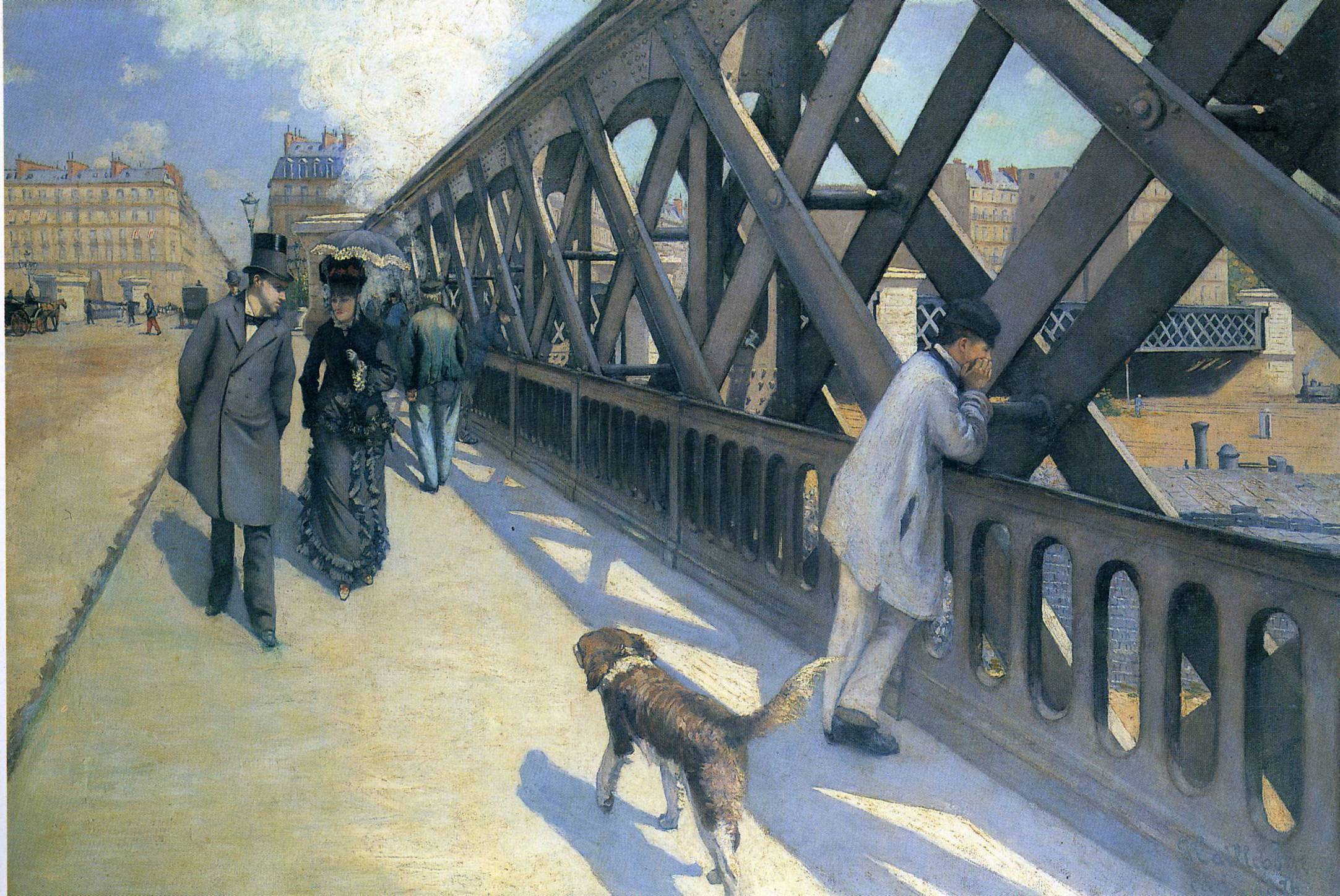 Le Pont de l'Europe, Caillebotte, musée du Petit Palais Genève ©DR