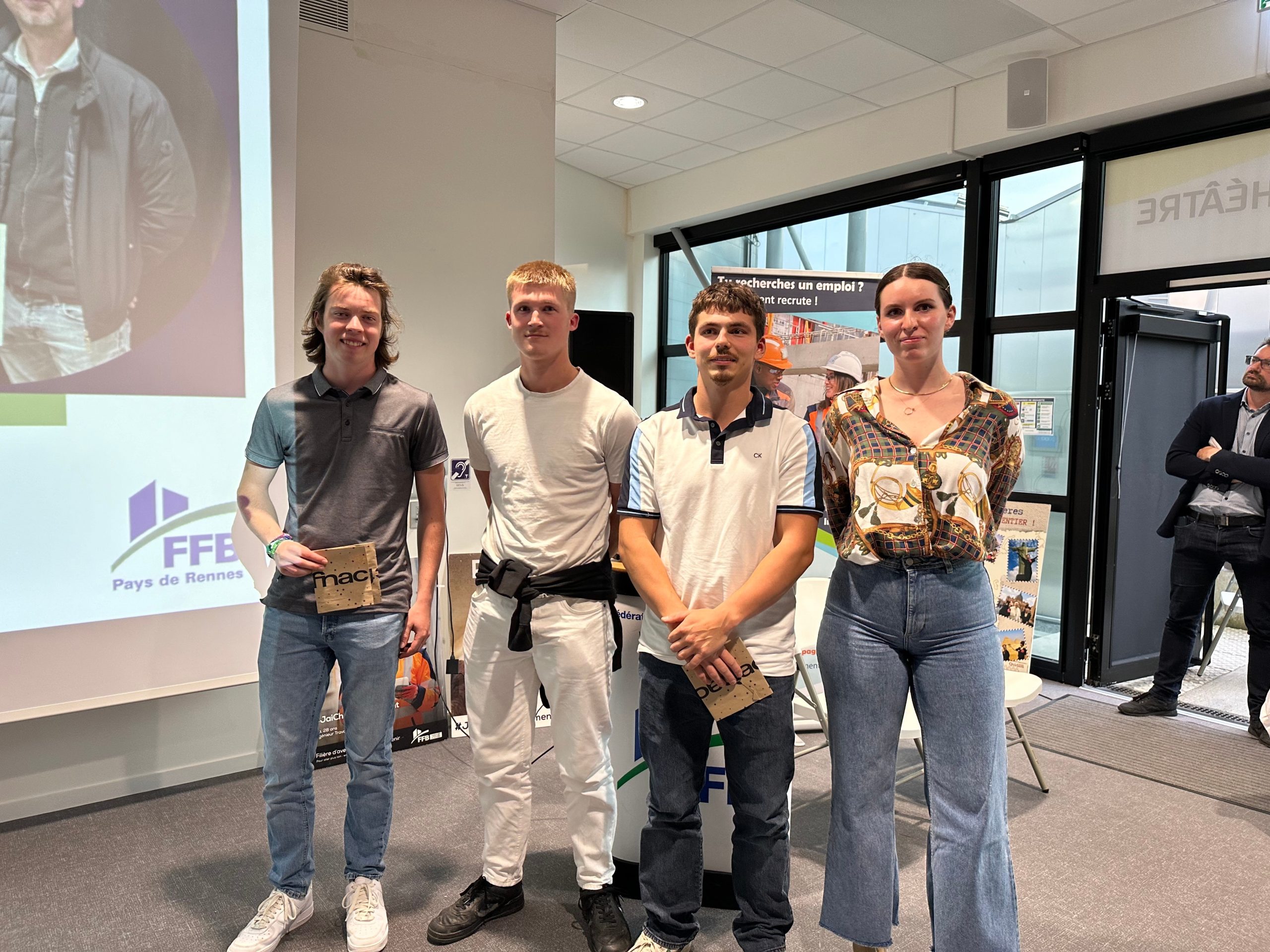 Nolan Maurel, Elea Chaillot, Alexis Morisset et Evan Madeline