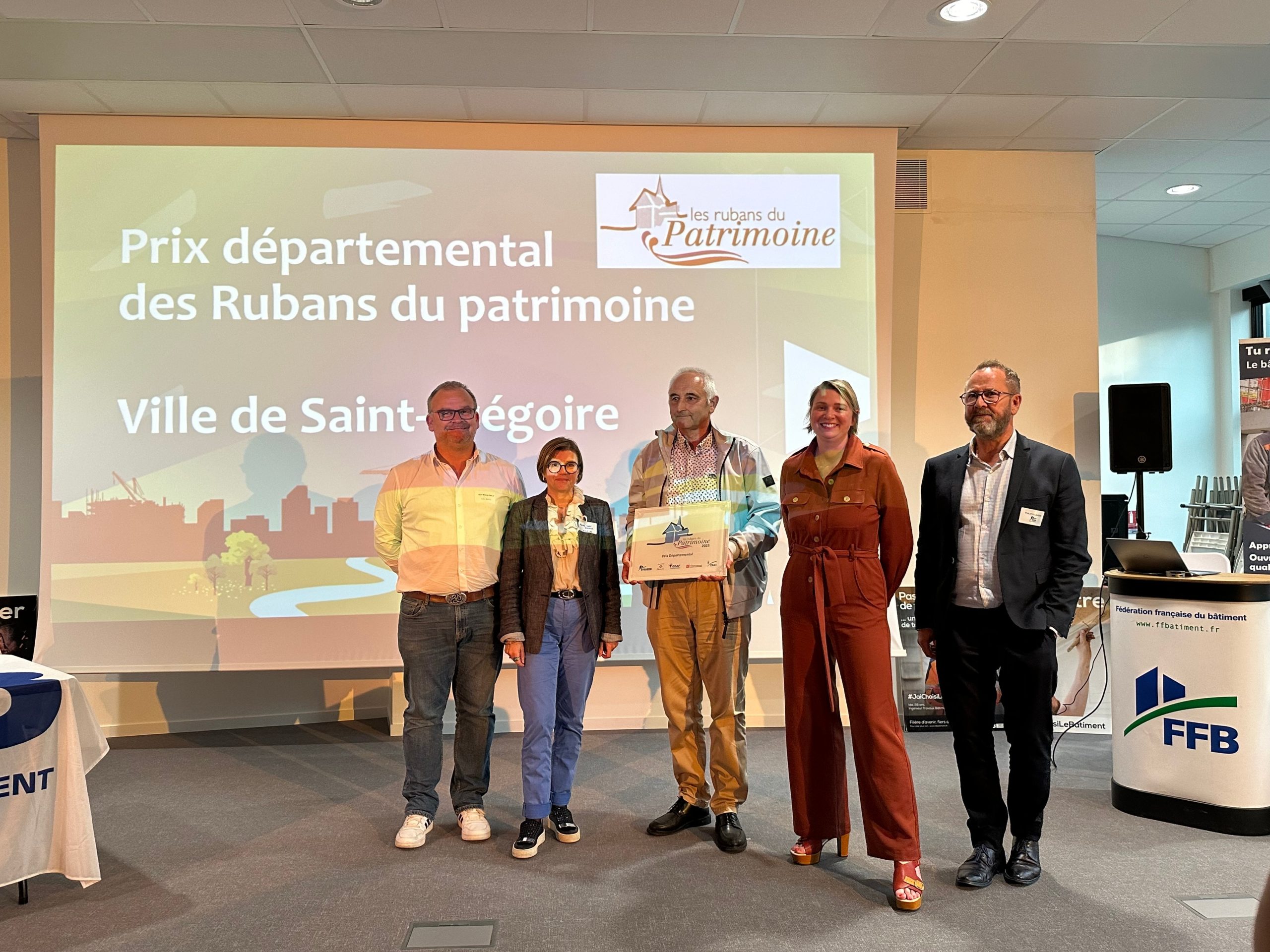 Jean-Michel Galle, Marielle Muret Baudoin, Philippe Chuberre, Claire Dupriez et Philippe Lelièvre