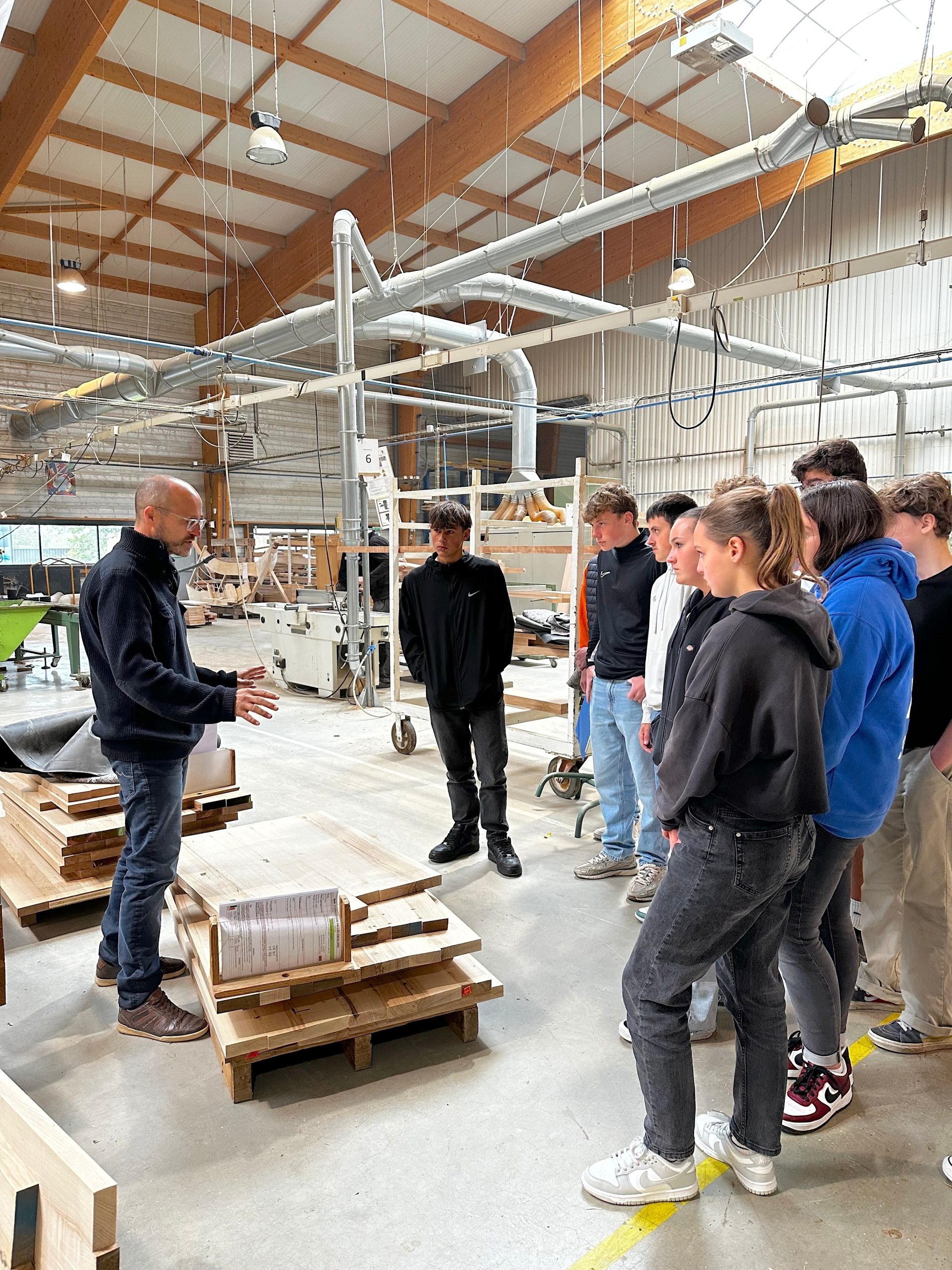 Visite de l’atelier des escaliers Hallou