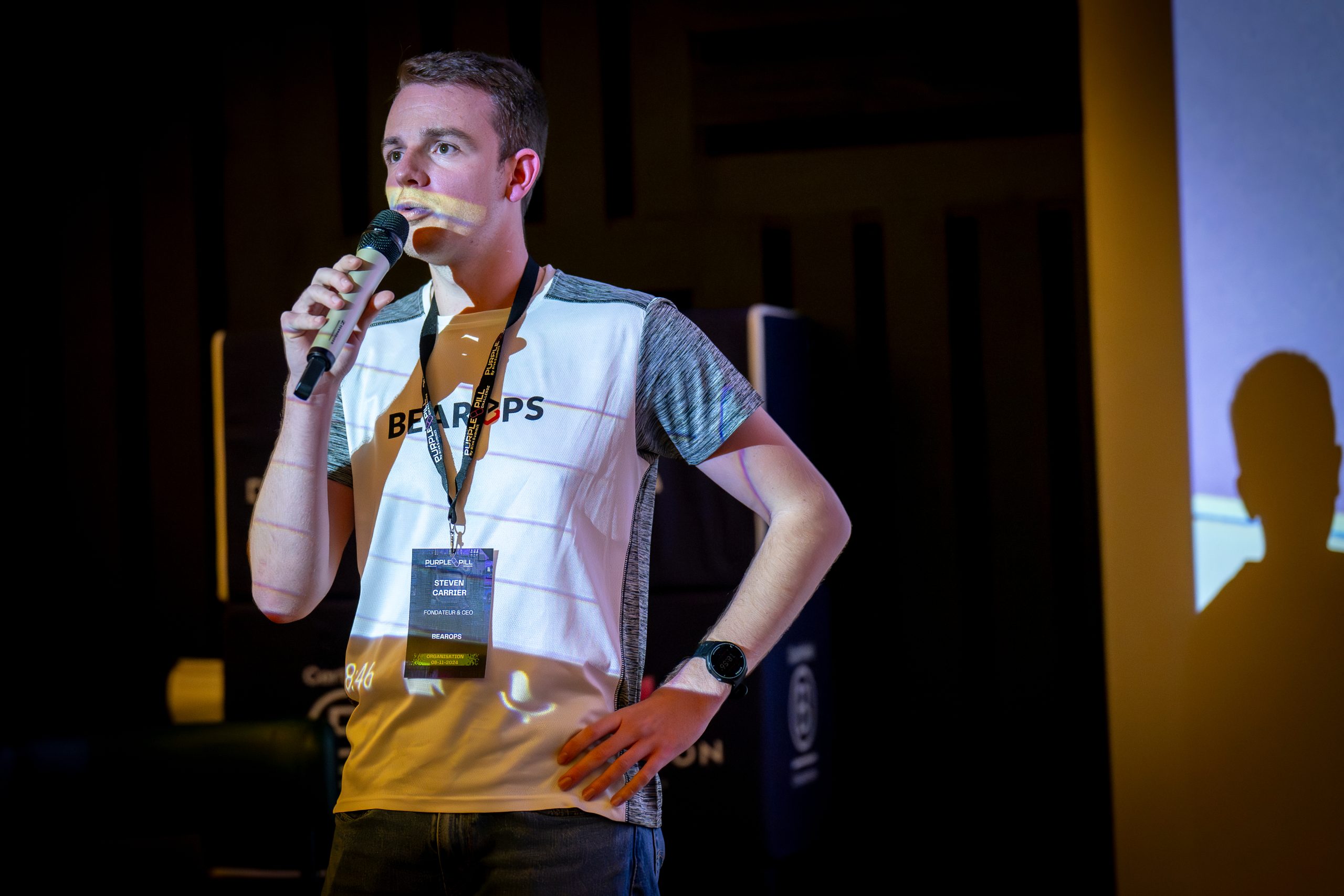 Steven Carrier de Bearops co-organisateur du « Purple Pill Challenge » (Paris-novembre 2024)