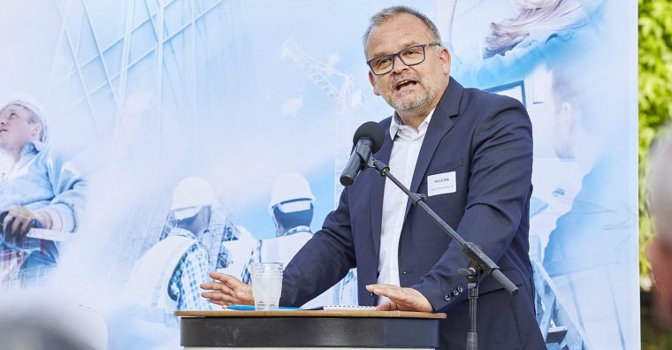 Jean-Michel Galle, président de la Fédération du Bâtiment d'Ille-et-Vilaine ©FFB35