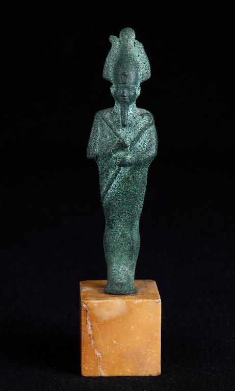 Statue d’Osiris, Basse époque à époque ptolémaïque, 715-30 av. J.-C. Bronze