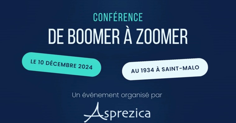 Le 10 décembre 2024, au 1934 - Restaurant & Séminaire à Saint-Malo (35), l’association Asprezica invite dirigeants et responsables RH à une soirée dédiée à la collaboration intergénérationnelle