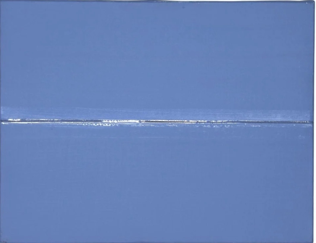 Geneviève Asse, tracé, 2006 huile sur toile