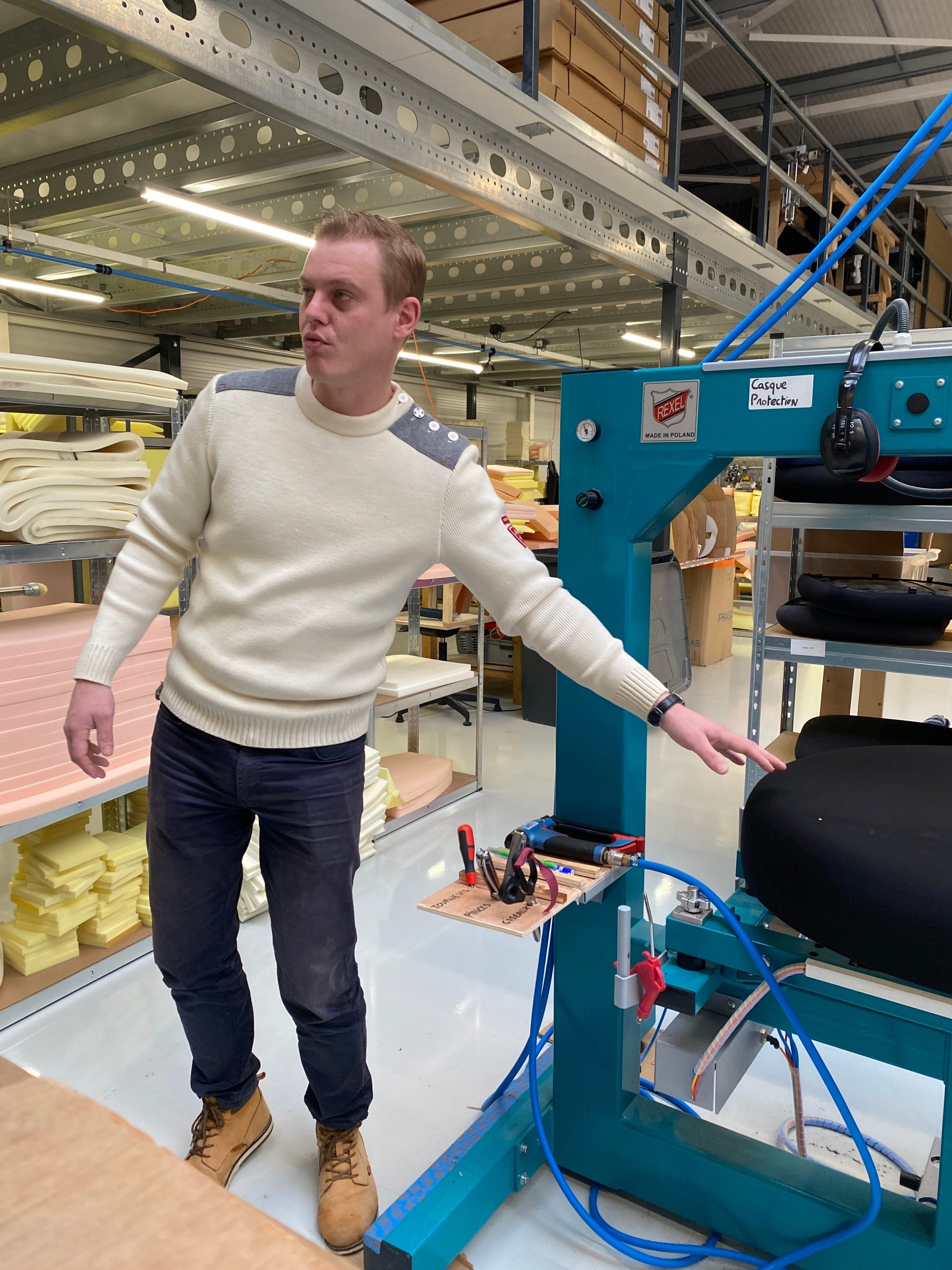 Dans les nouveaux locaux, l'emplacement des machines a été repensé pour gagner en productivité