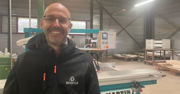 Pascal Fessard, directeur des Menuiseries rennaises depuis trois ans