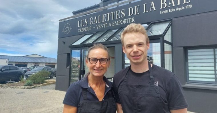 Katia et Pierre Egler, codirigeants des Galettes de Saint-Malo