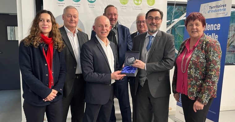 L'entreprise Elixance Polymers, installée à Elven, a reçu le fonds vert dans le cadre de la labellisation ''Territoires d'industrie