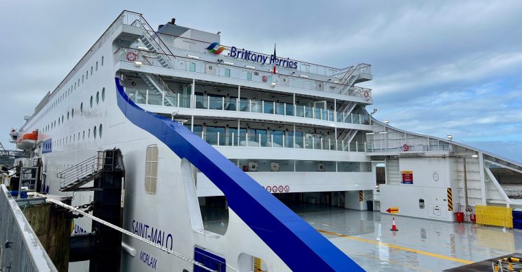 Illustration de l'article Le « Saint-Malo », premier ferry hybride de Brittany Ferries, largue les amarres