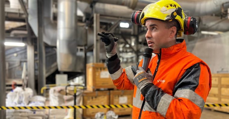 Sylvain Lairie, responsable conduite de la cogénération biomasse de Rennes