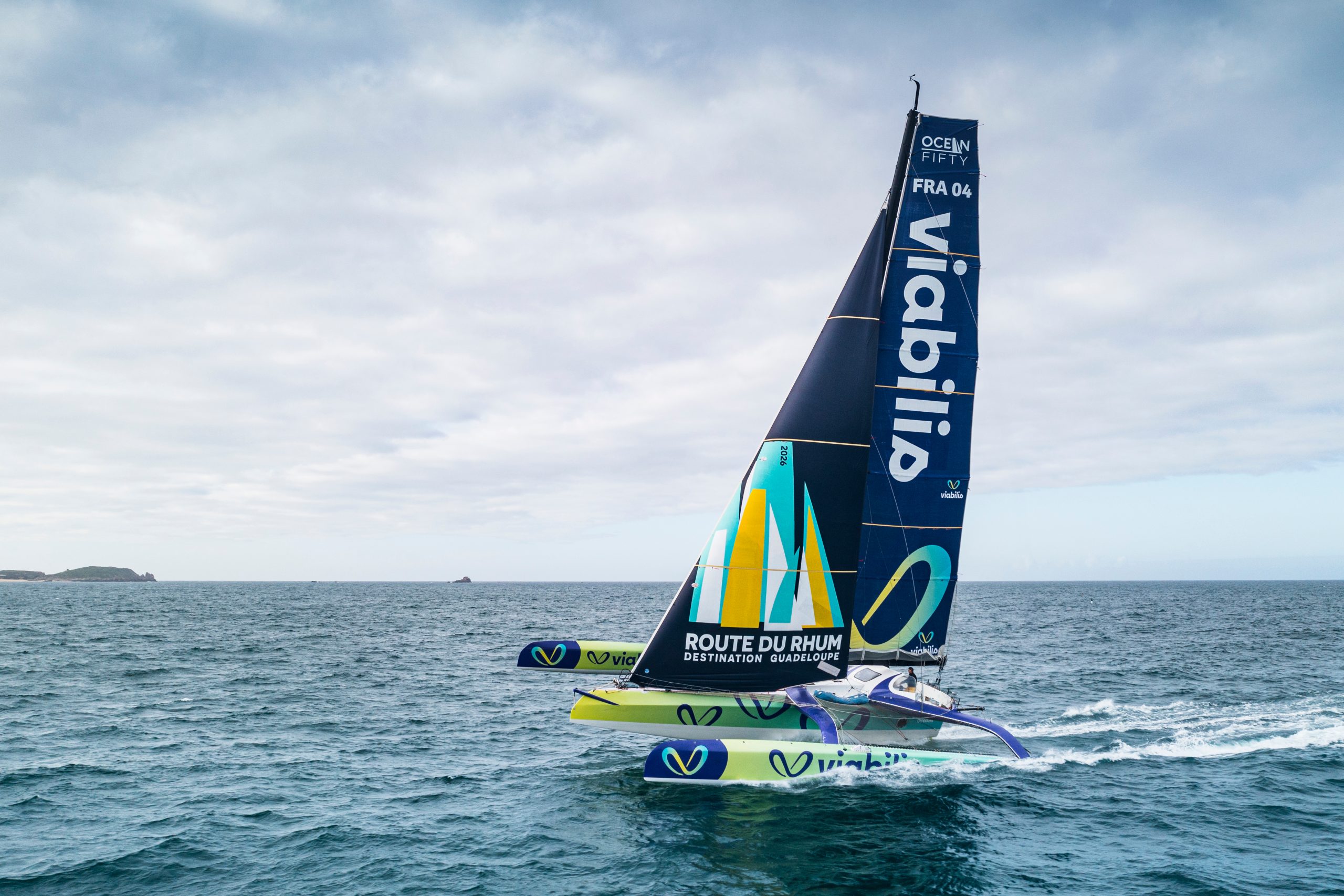 Viabilis Océan est un trimaran de 50 pieds de la classe Ocean Fifty.