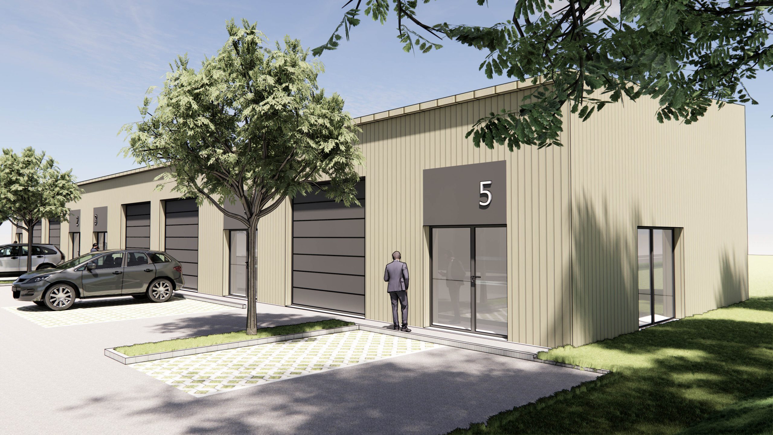Le futur village d'entreprises de Sarzeau.