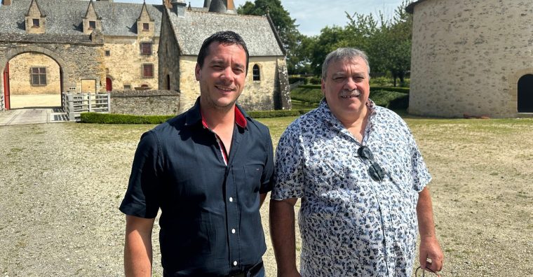 Gérard Brégent et son fils Romain, de l’entreprise Joubrel.
