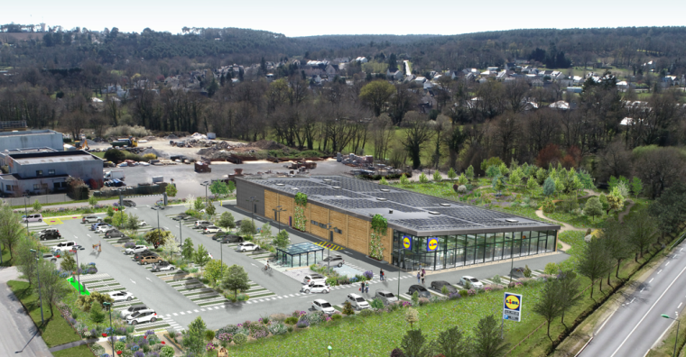 Illustration de l'article Lidl ouvre un supermarché « durable » à La Gacilly