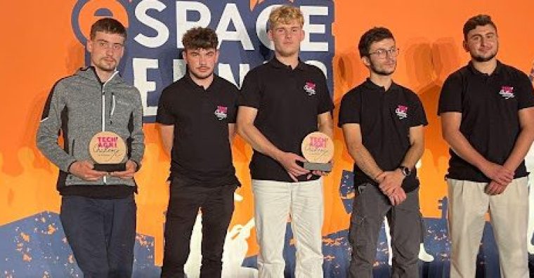 Illustration de l'article Des étudiants morbihannais lauréats du Tech’Agri Challenge au Space 2025