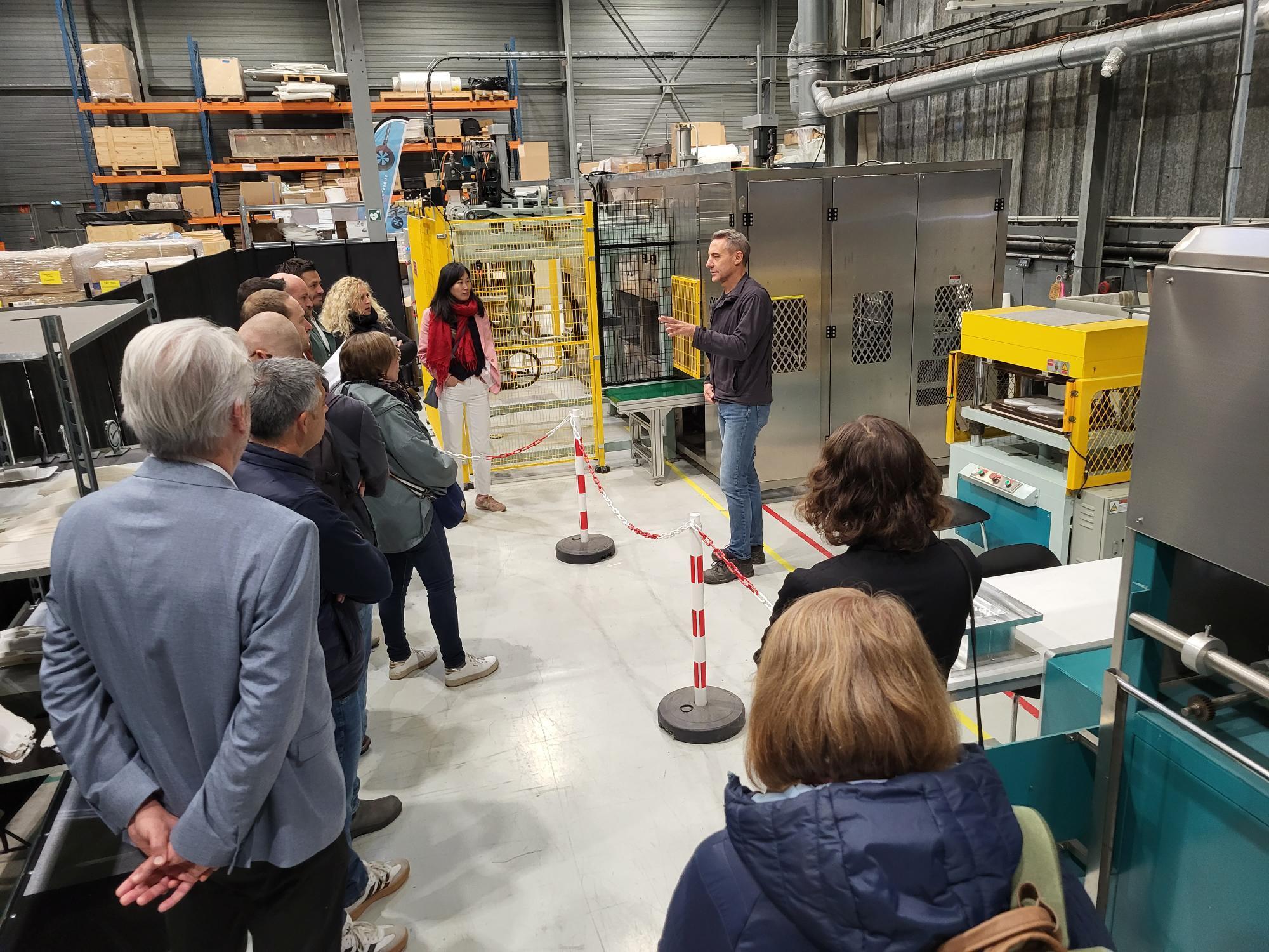 Christophe Philippe, fondateur de l'entreprise Atil, lors de l'Innov Tour organisé par Biotech Santé Bretagne à Vannes.