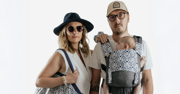 Illustration de l'article Les Morbihannais Naturioù et Papa Pique et Maman Coud lancent une collection d’accessoires de puériculture