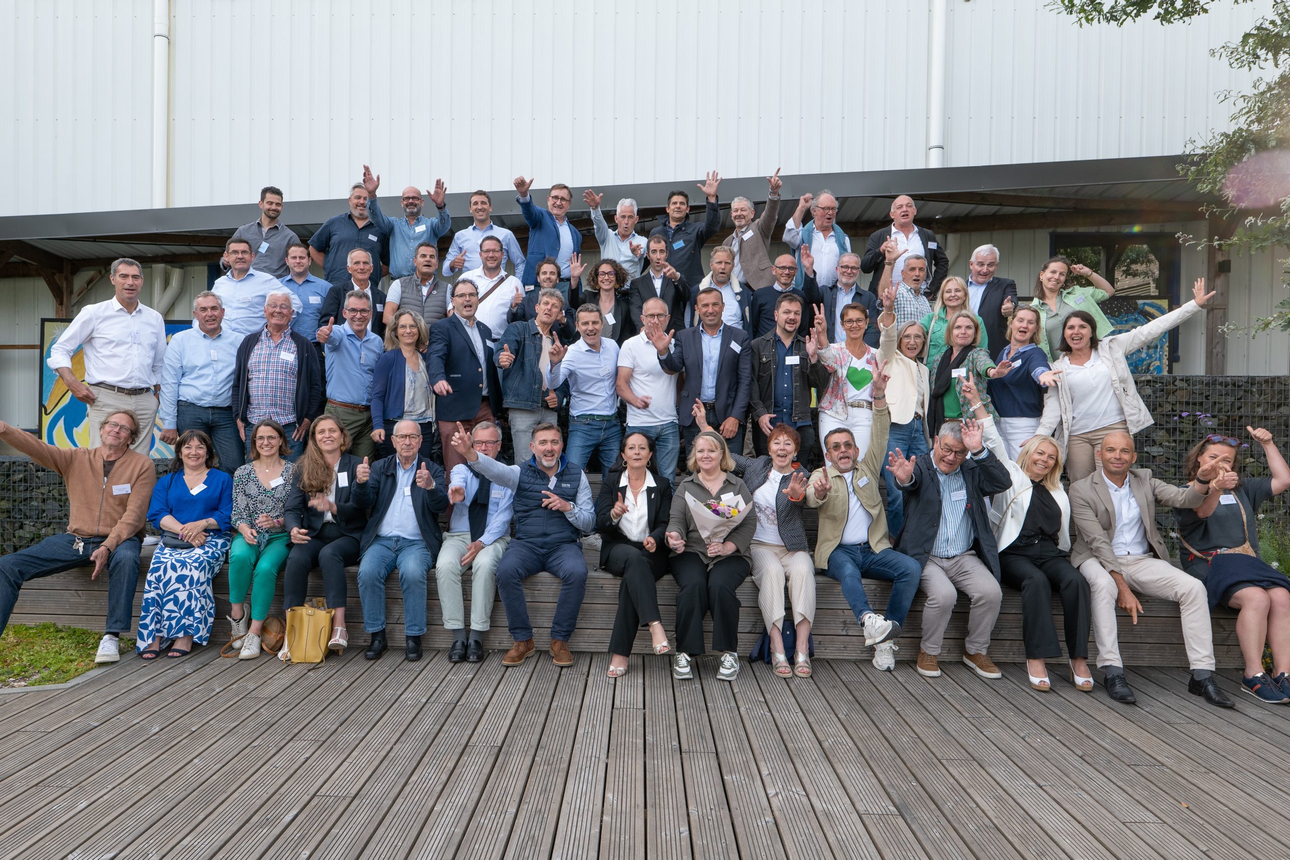 Les membres du Club Entreprises du pays de Vannes lors de l'assemblée générale de 2024.