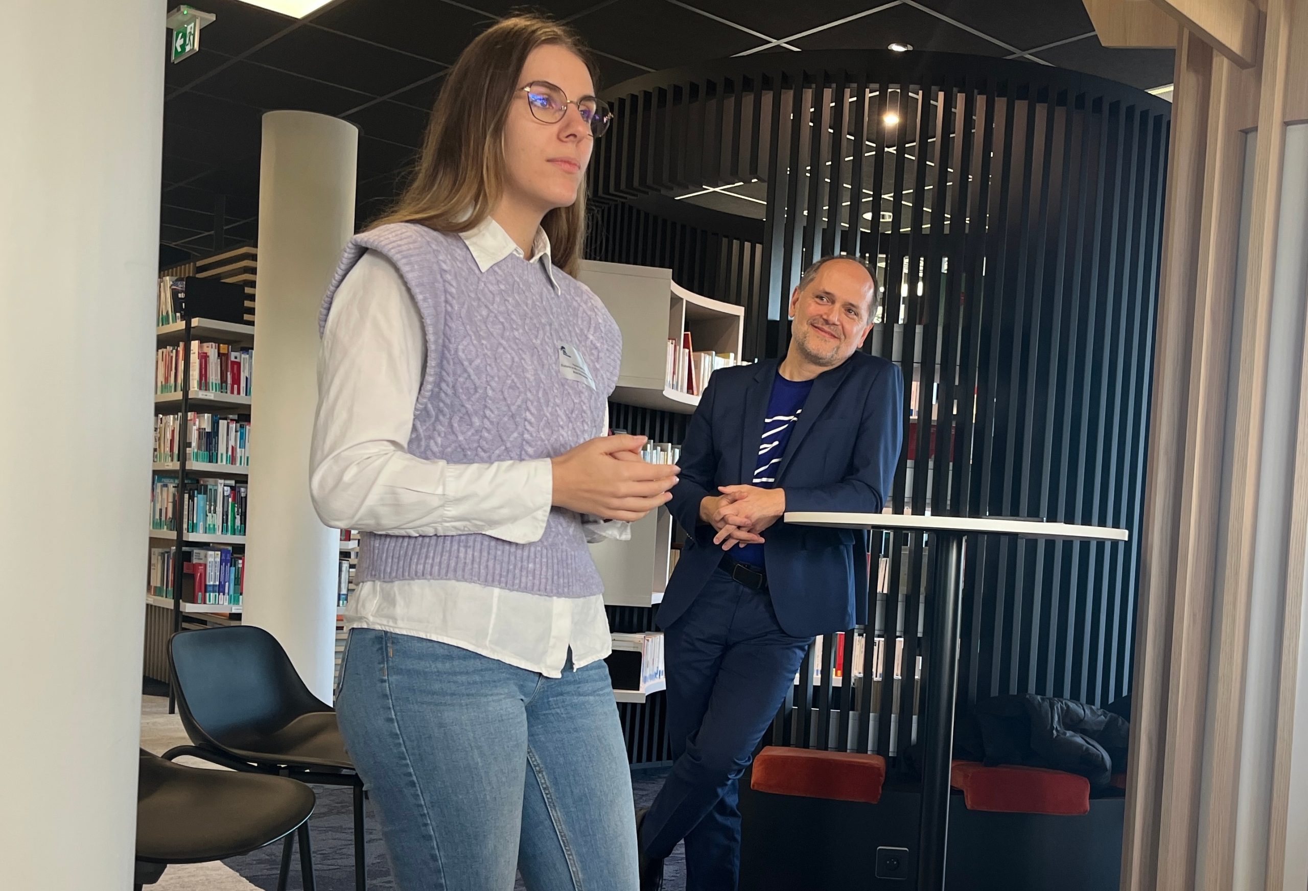 Pauline, étudiante en deuxième année de master et membre du Comex junior lancé en septembre 2024