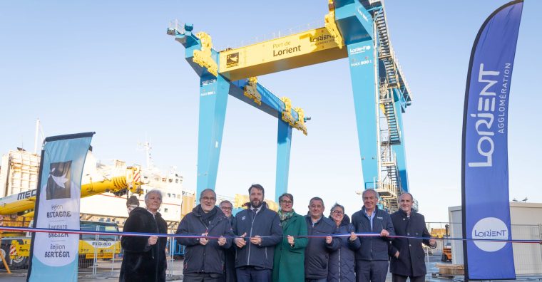 Illustration de l'article Un nouvel élévateur à bateau de 800 tonnes à Lorient