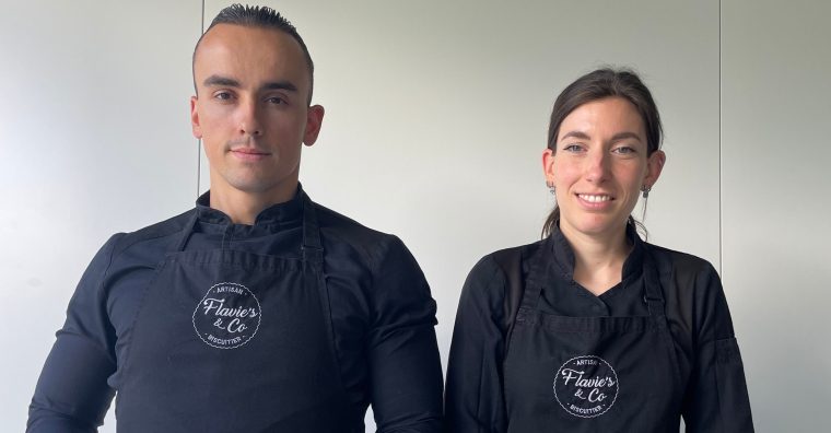 Flavie Le Rall et Maxime Le Roux.