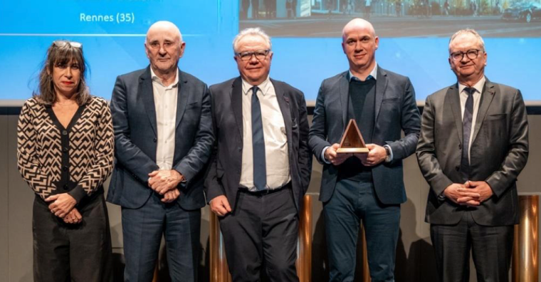 Illustration de l'article Bati-Armor et For Immo remportent la Pyramide d’Or 2025 pour le siège de Samsic à Rennes