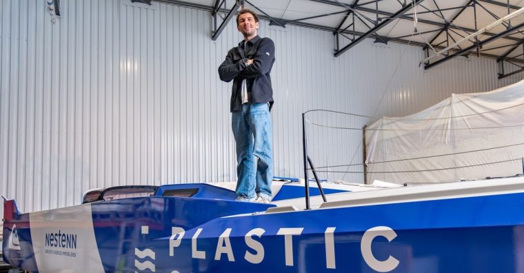 Illustration de l'article SPORT & BUSINESS. Le Malouin Jules Bonnier s&rsquo;associe avec Plastic Odyssey pour la Route du Rhum 2026