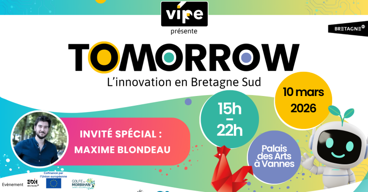 Illustration de l'article AGENDA. Tomorrow, un nouveau rendez-vous de l’innovation le 10 mars 2026 à Vannes