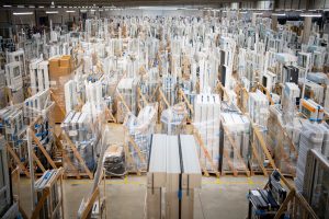 L'entrepôt de Beignon peut stocker jusqu'à 48 heures de commandes ©7Jours/Didier Echelard 