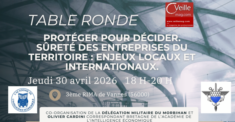 Illustration de l'article Vannes : table ronde sur la sécurité des entreprises « protéger pour décider »