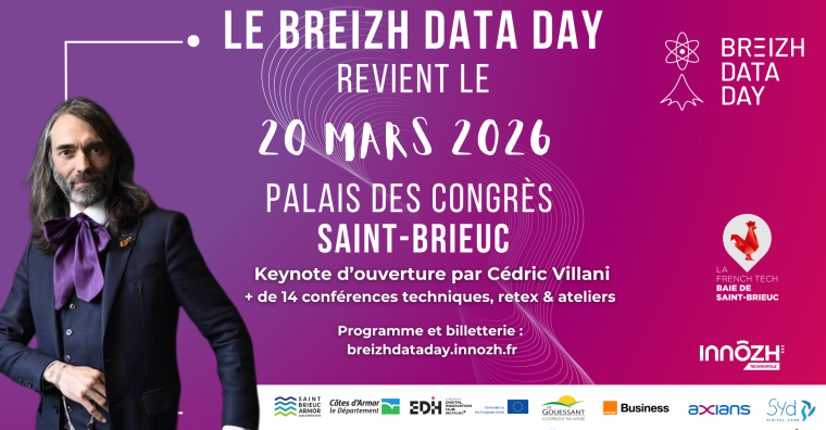 Illustration de l'article AGENDA. Une édition du Breizh Data Day en présence de Cédric Villani, le 20 mars à Saint-Brieuc