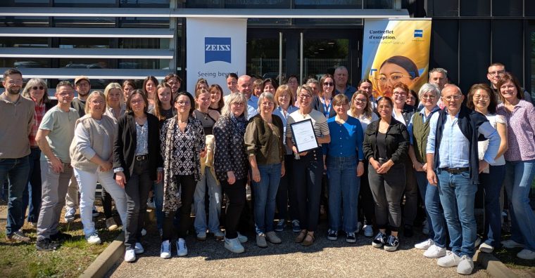 Illustration de l'article Le Fougerais Zeiss Vision Care France doublement distinguée pour ses engagements