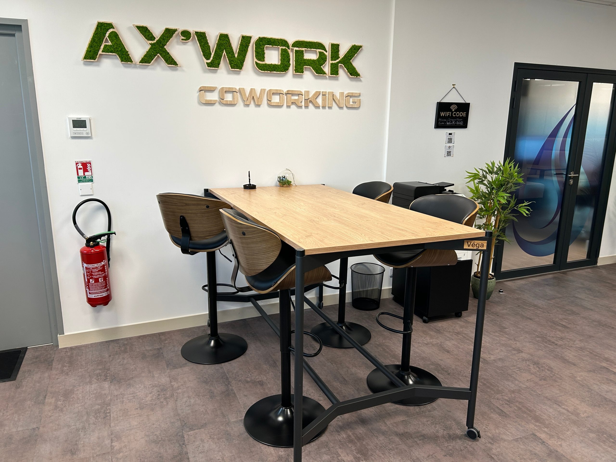 L'espace de coworking Ax'Work.