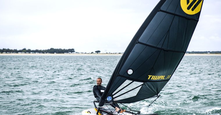 Illustration de l'article À Plescop (56), Tiwal lance son nouveau voilier gonflable : le Tiwal 3R Max