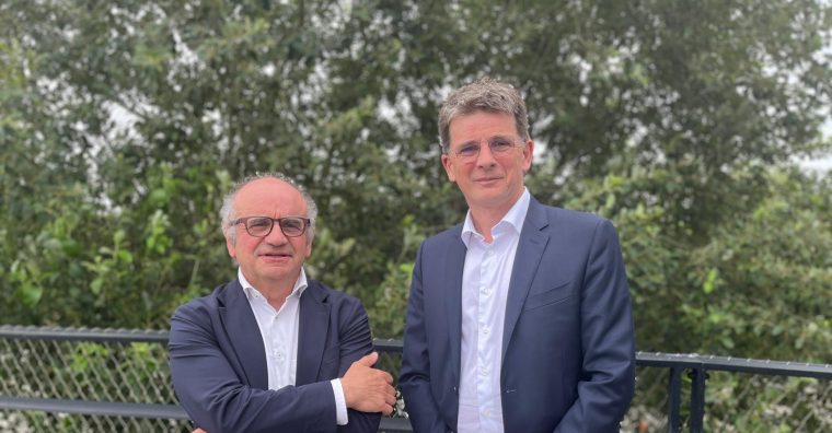Christian Griner (à gauche) en compagnie de son prédécesseur Rémi Cristoforetti